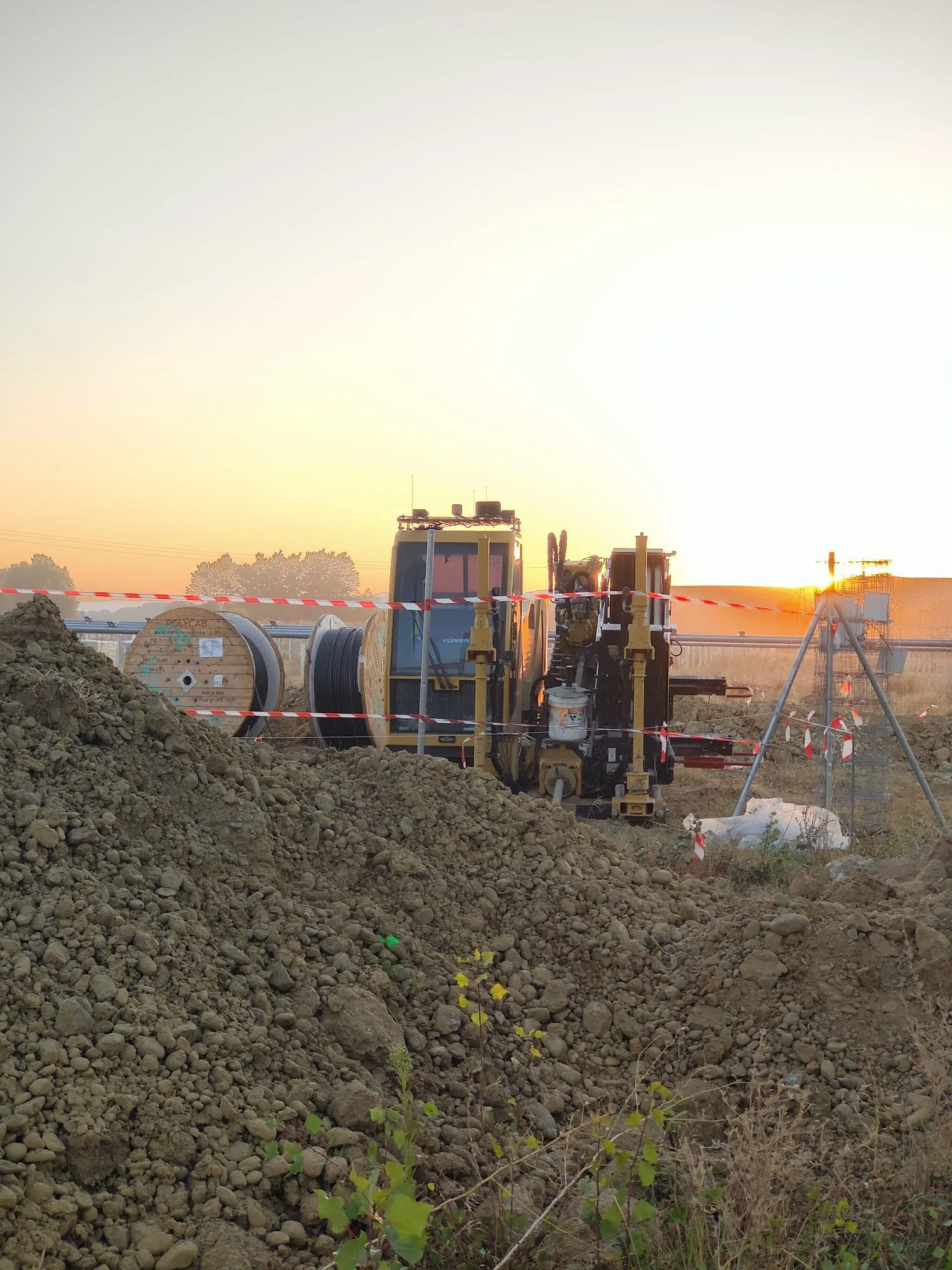 Vermeer D40x55 entre girasoles con cielo espectacular